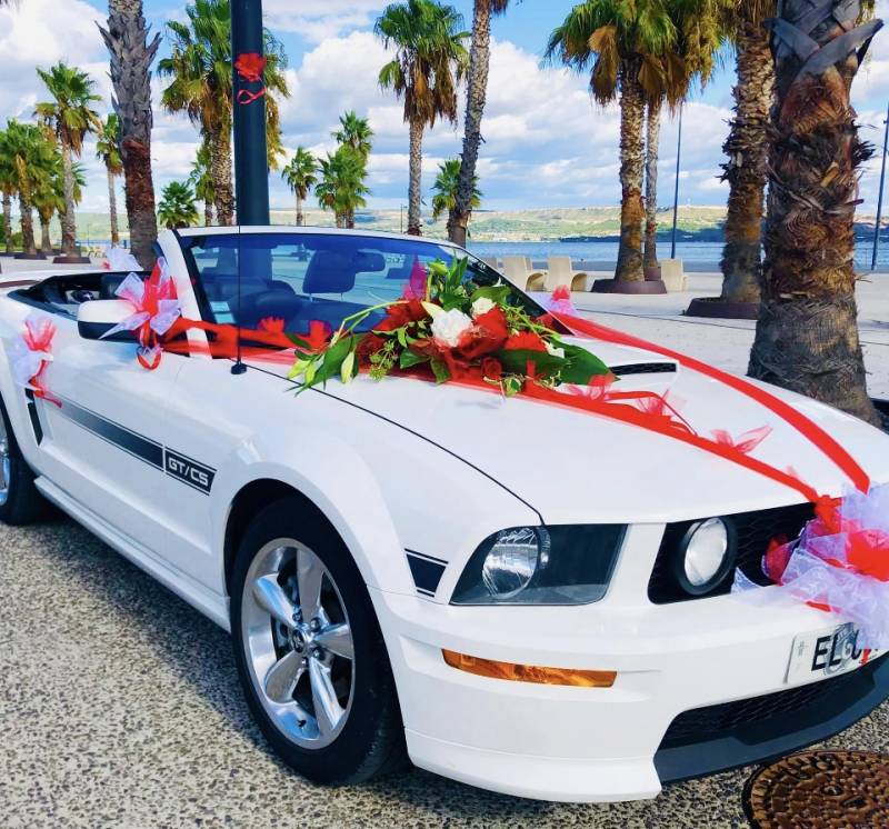 location mustang cabriolet pour mariage